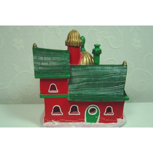 HALLMARK GLOW ROAD BELL COTTAGE HOUSE FIGURNE WITH FLICKERING LIGHT-2014-NO BOX - Picture 5 of 7